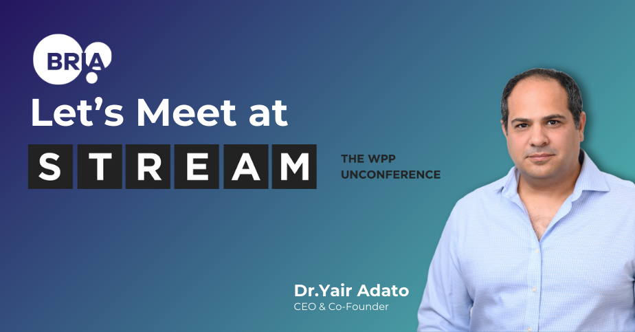 Bria AI’s Yair Adato is Attending WPP 2025 Stream USA!